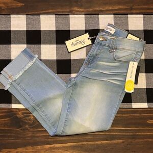 Revelry kids ankle skinny cuffed Jeans 8 new with tags